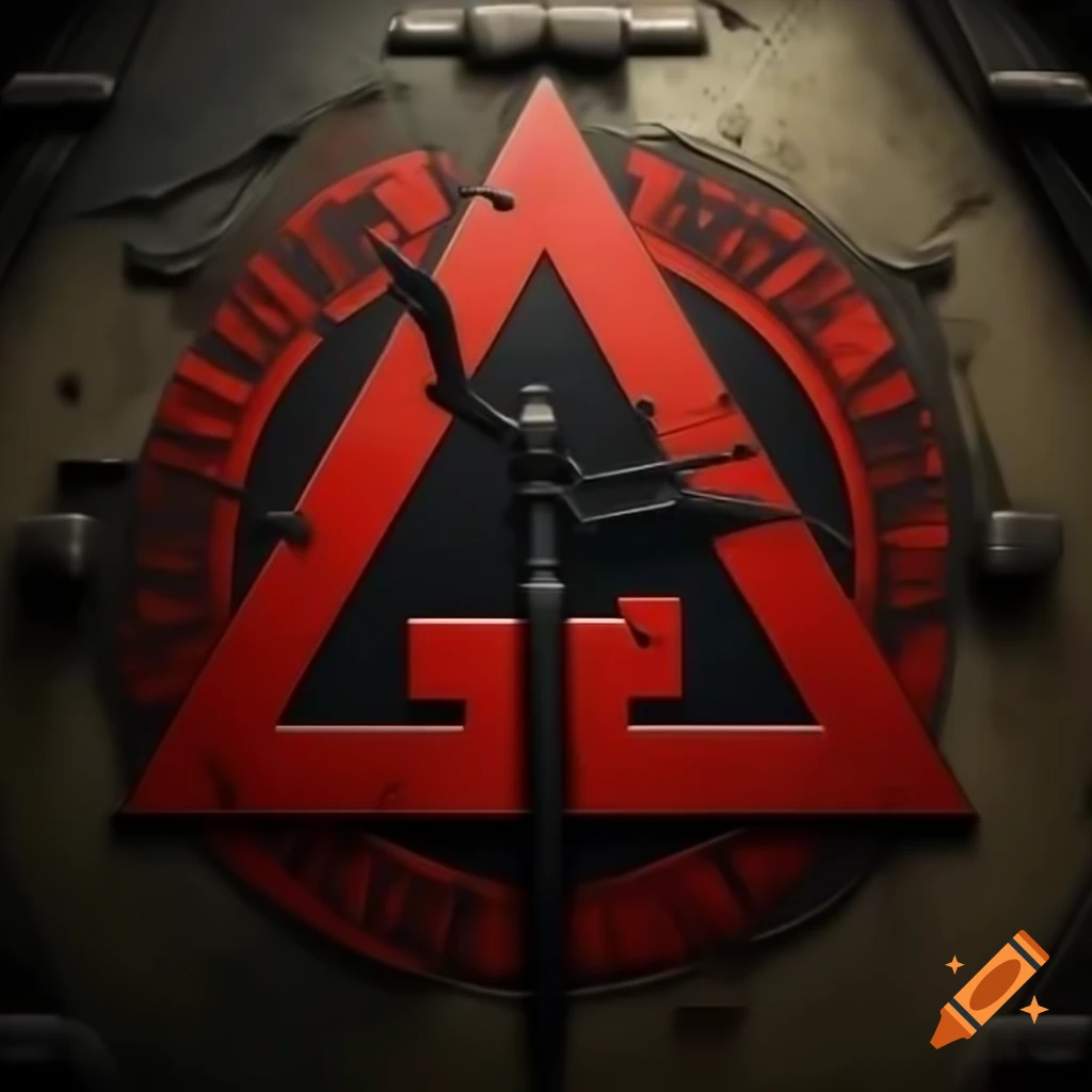 Dystopian war themed logo design