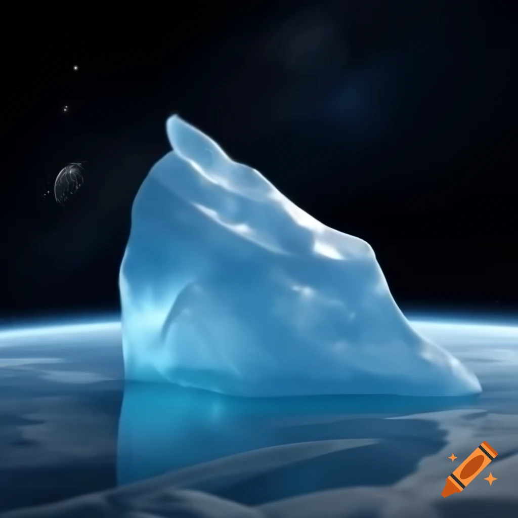 Planet Earth during Ice Age captured from space