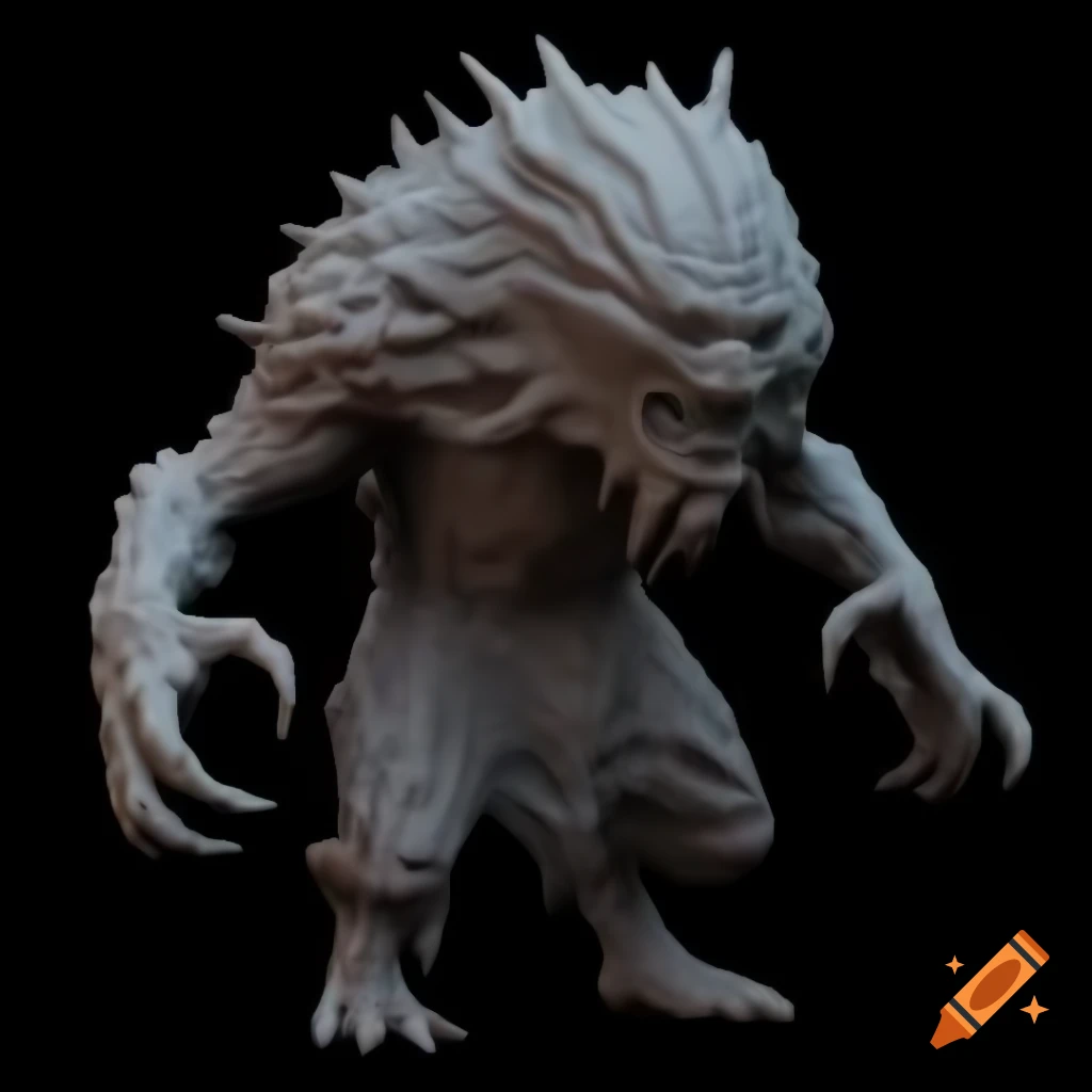 3D model of a Dark Souls monster