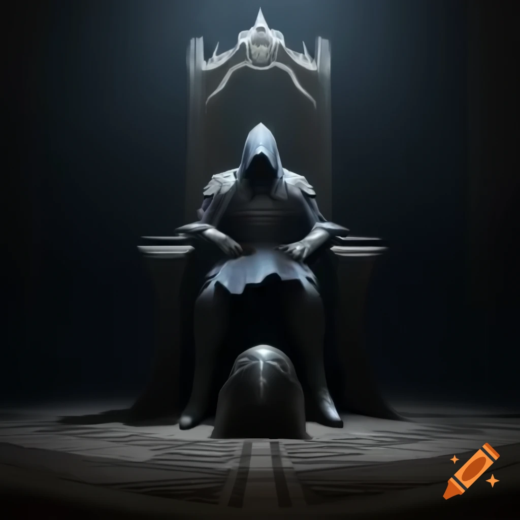 Dark Souls character seated on boss throne, contemplating