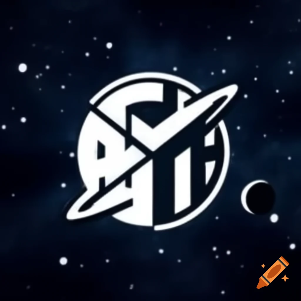 Y letter logo against a space-themed background