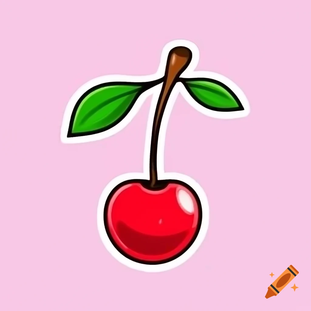 Dog interacting with cherry, possibly in a playful setting
