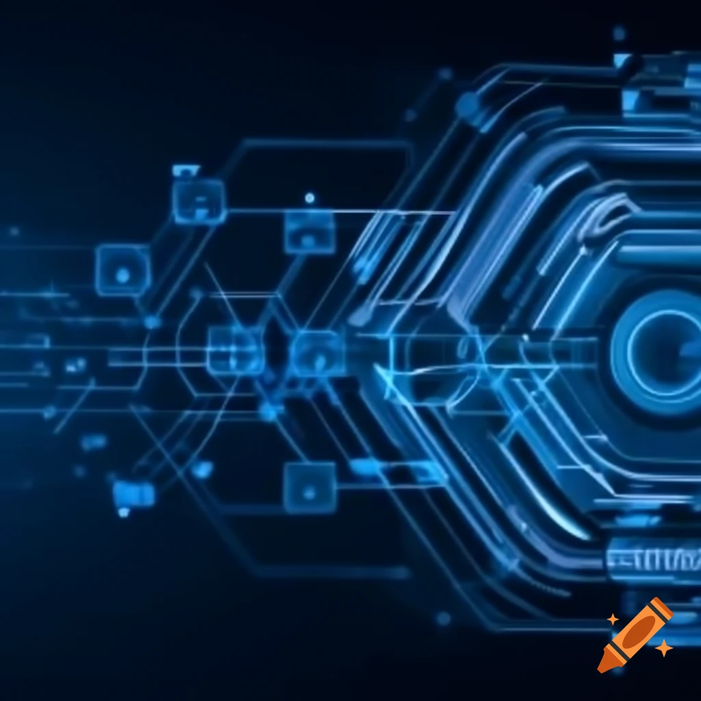 Website background design for computer software development and technology consulting