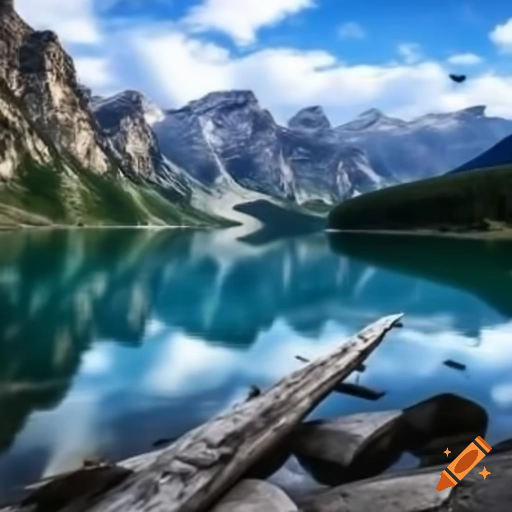 Unspecified lake scene