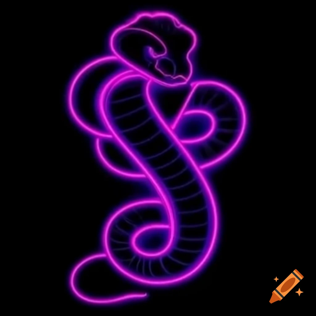 Vertical straight neon viper design