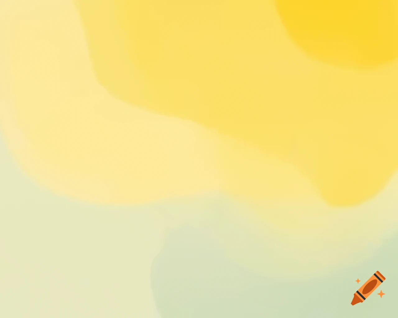 Minimalist yellow gradient background