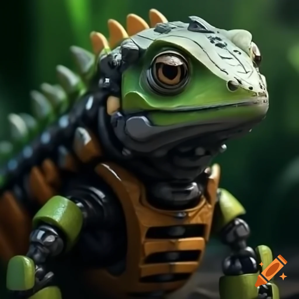 Robot lizard design