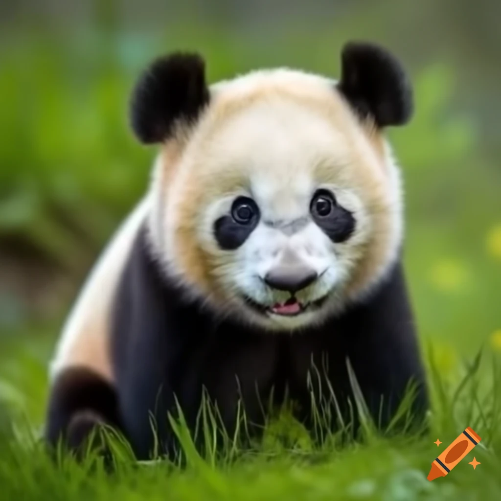 Cute panda illustration