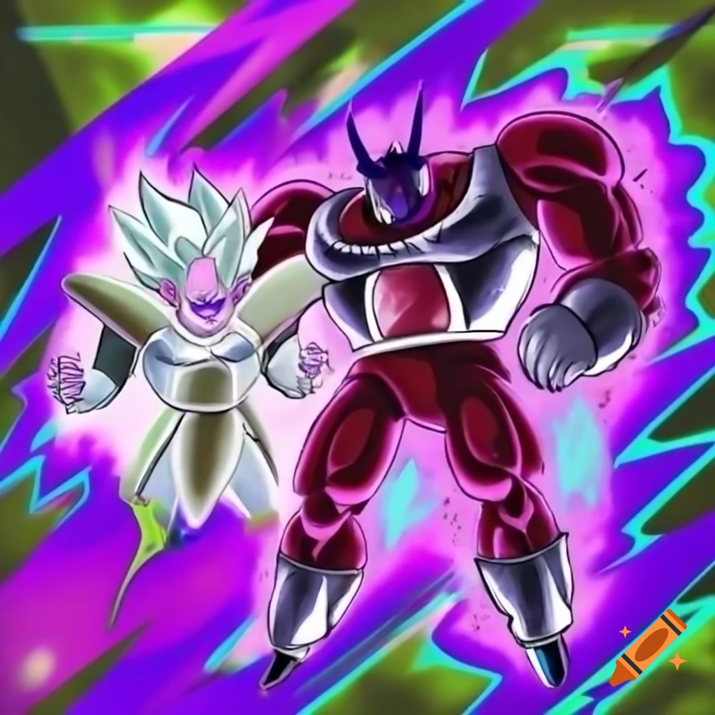 Fusion character inspired by Dragon Ball and Transformers