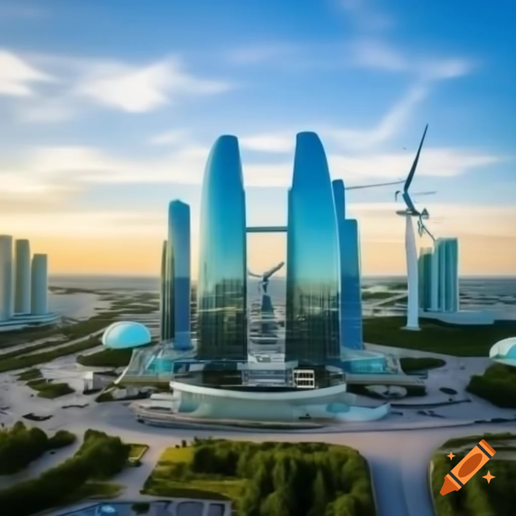 Smart city in Kazakhstan utilizing AI and renewable energy, Astana