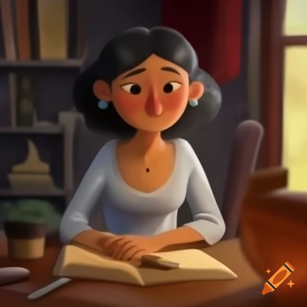 Heroine character inspired by a wife in an artistic style