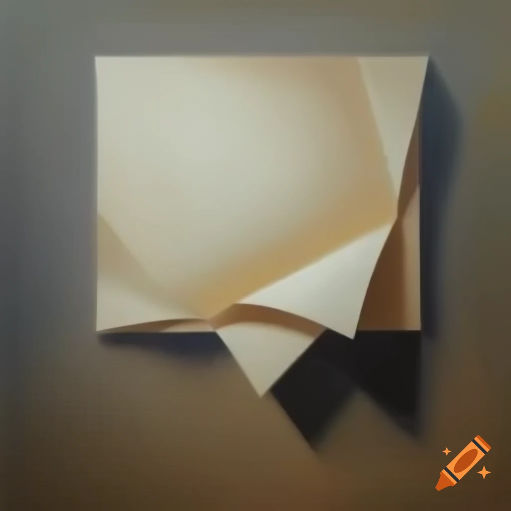 Decorative paper template for a riddle with added artistic elements