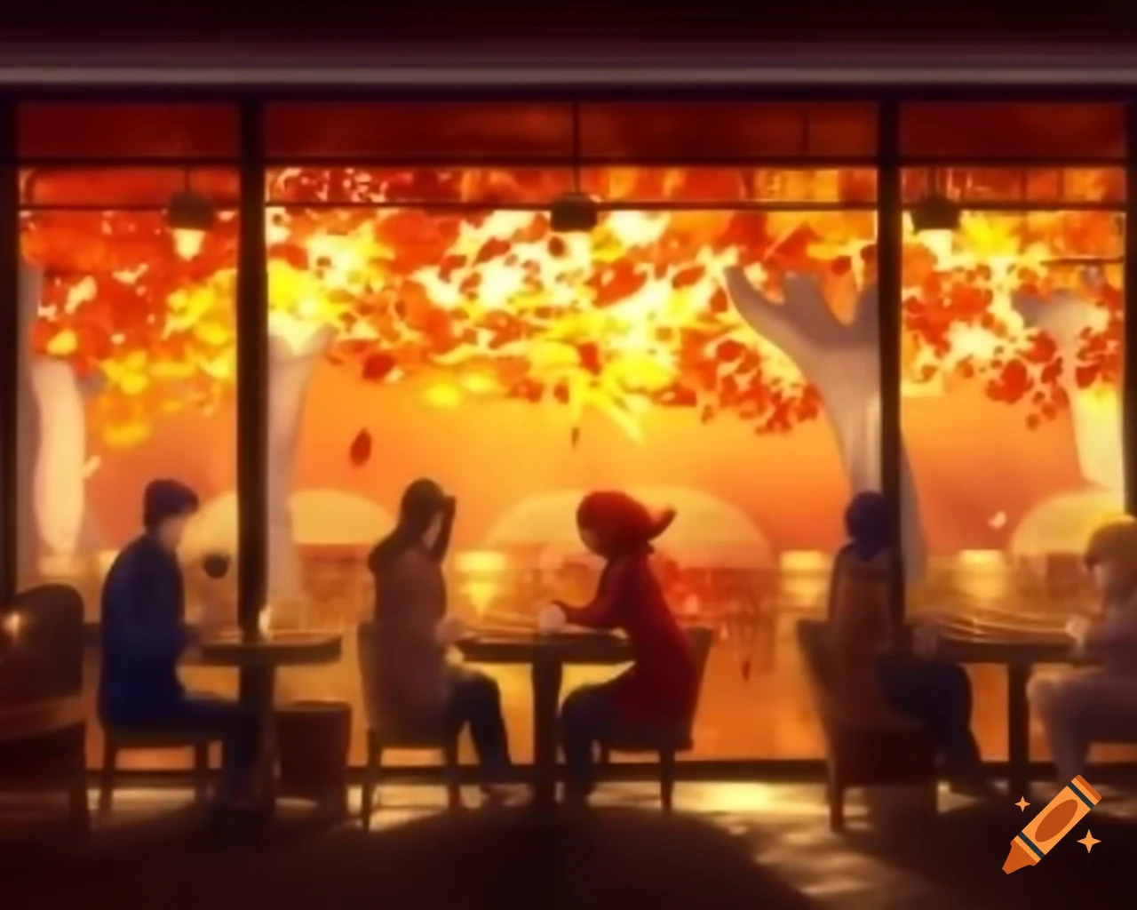 Inviting Warm Glow Of Cafe With Autumn Leaves And Sunlight On Craiyon inviting-warm-glow-of-cafe-with-autumn-leaves-and-sunlight-on-craiyon