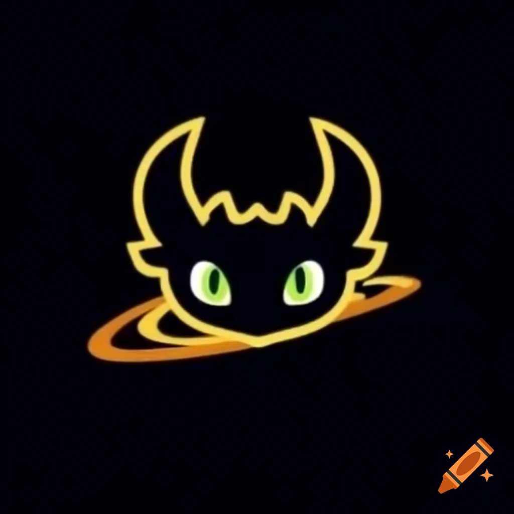 E-sports logo featuring Toothless character