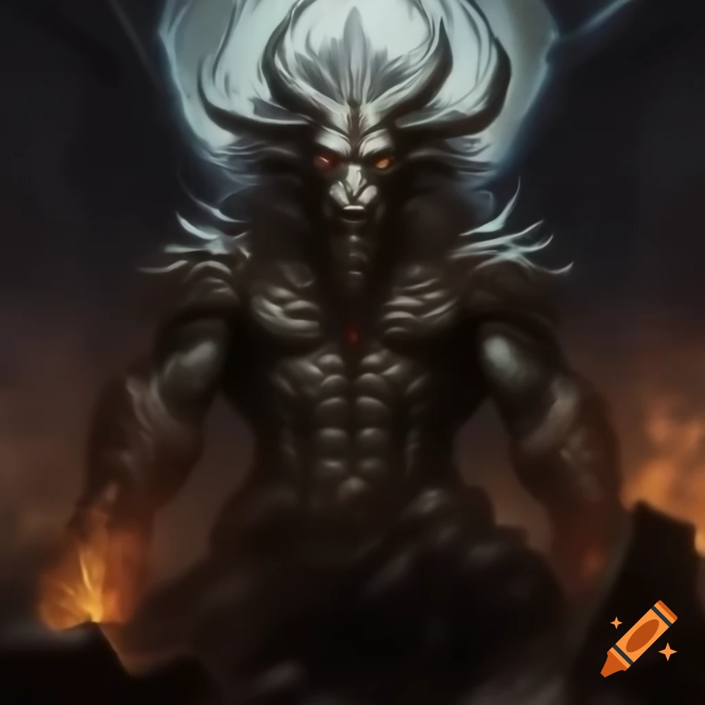 Eldritch god of destruction concept