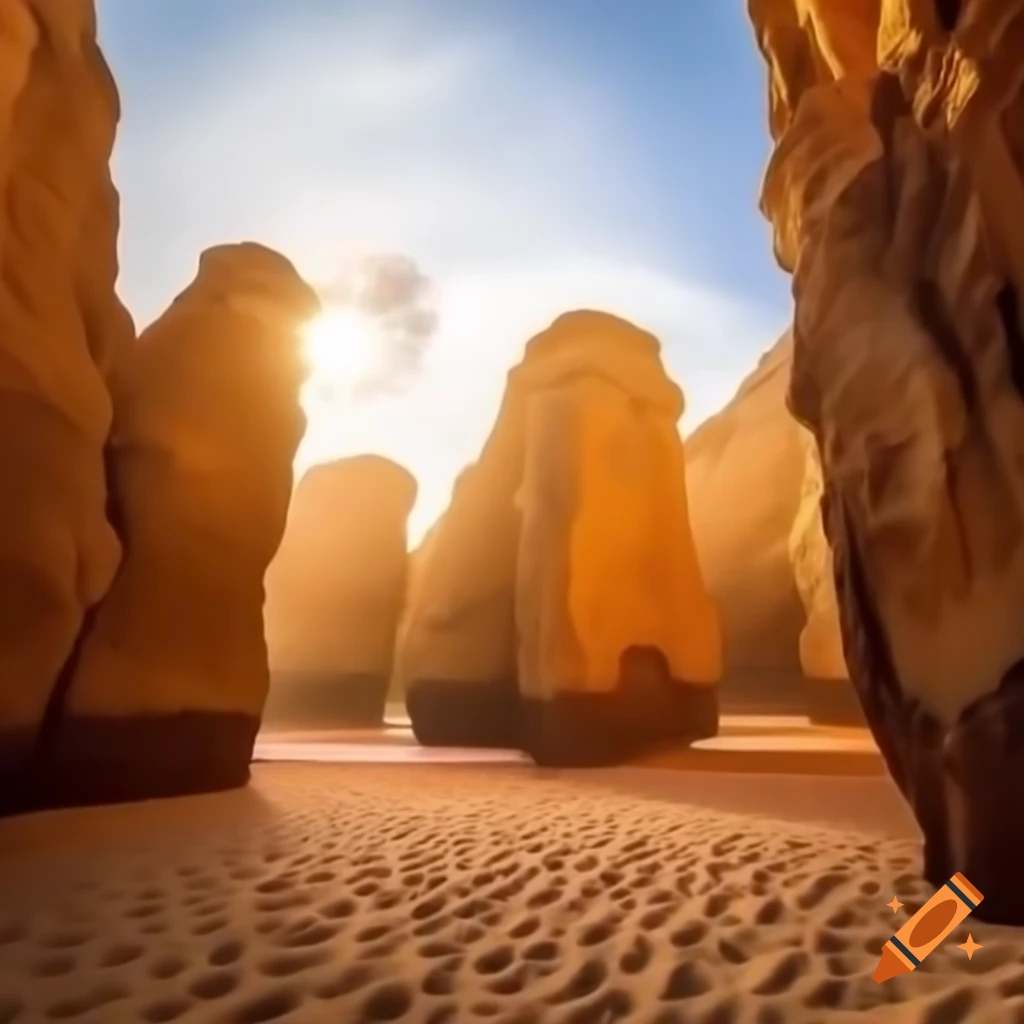 Sunlit Corsican beach with golden sand and cliffs featuring historic Genoese tower