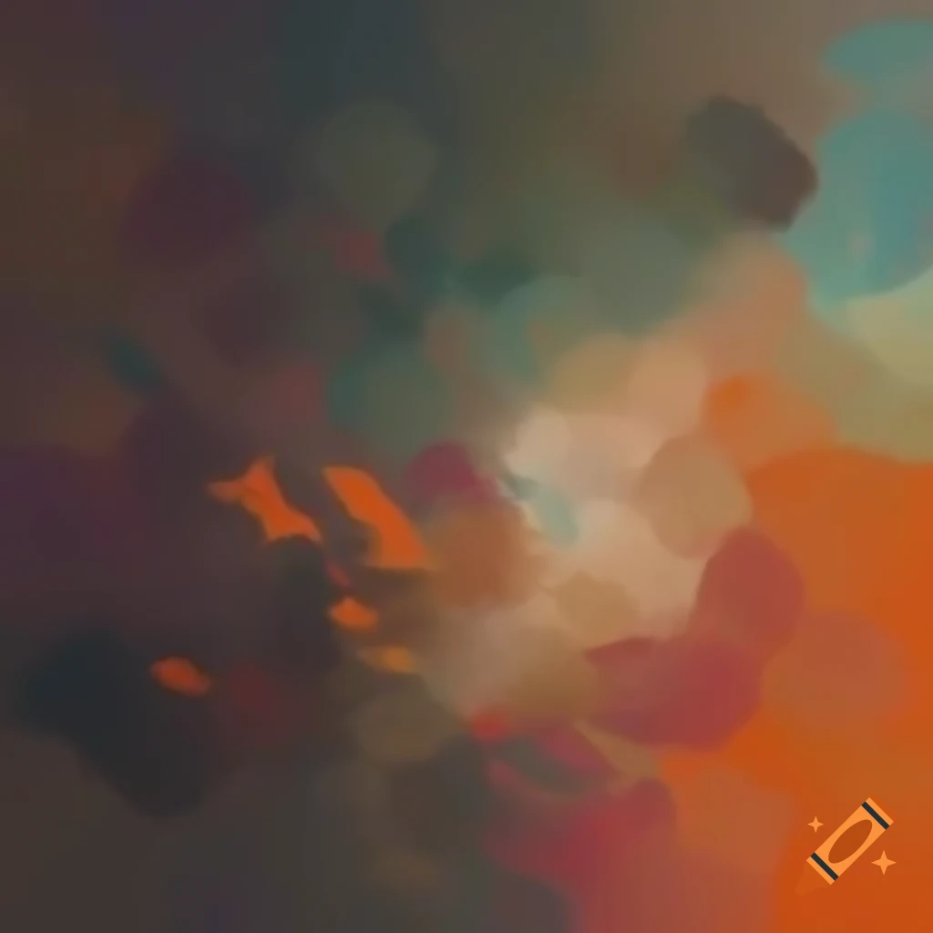Colorful abstract art composition