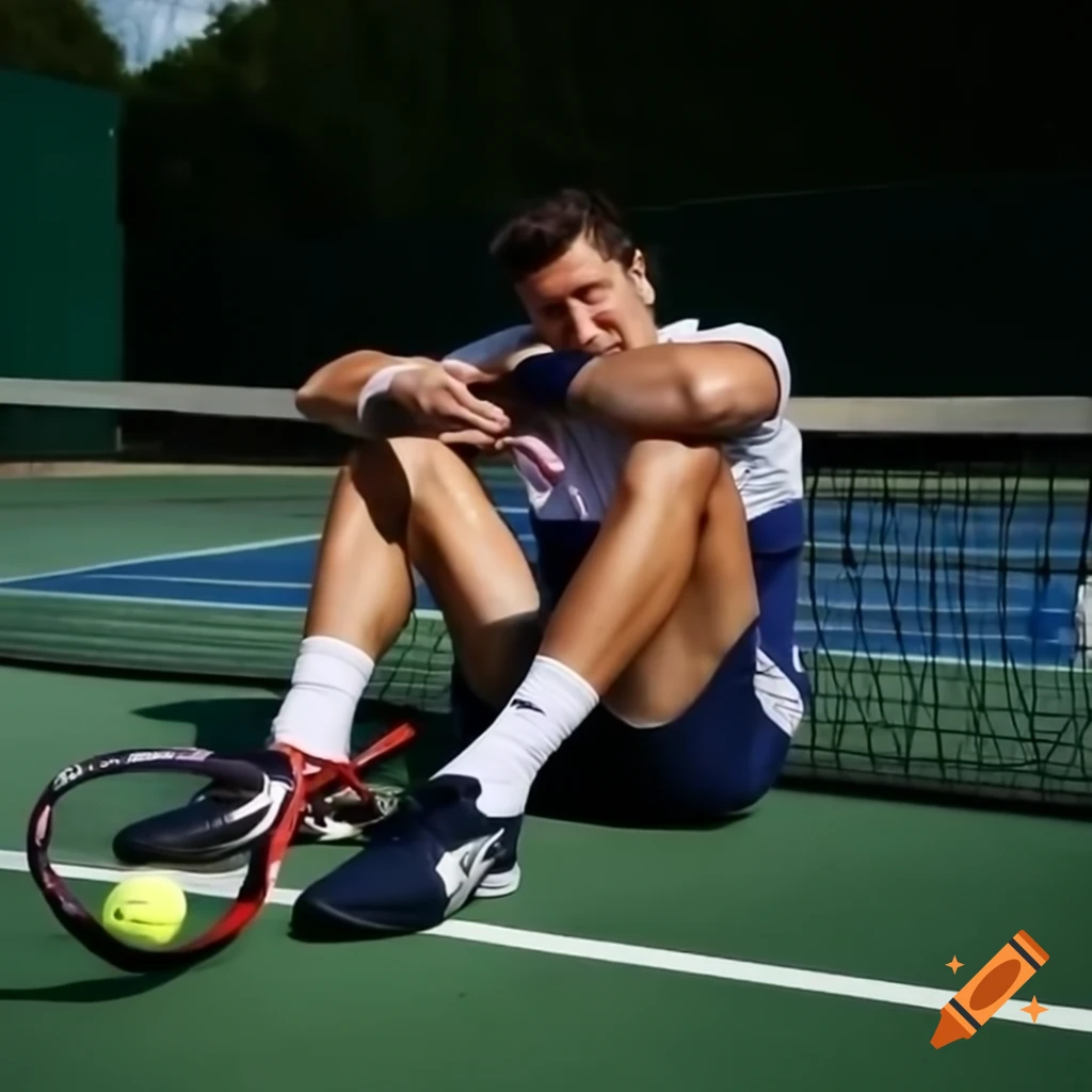 Robert Lewandowski ready for tennis match in Barcelona colors