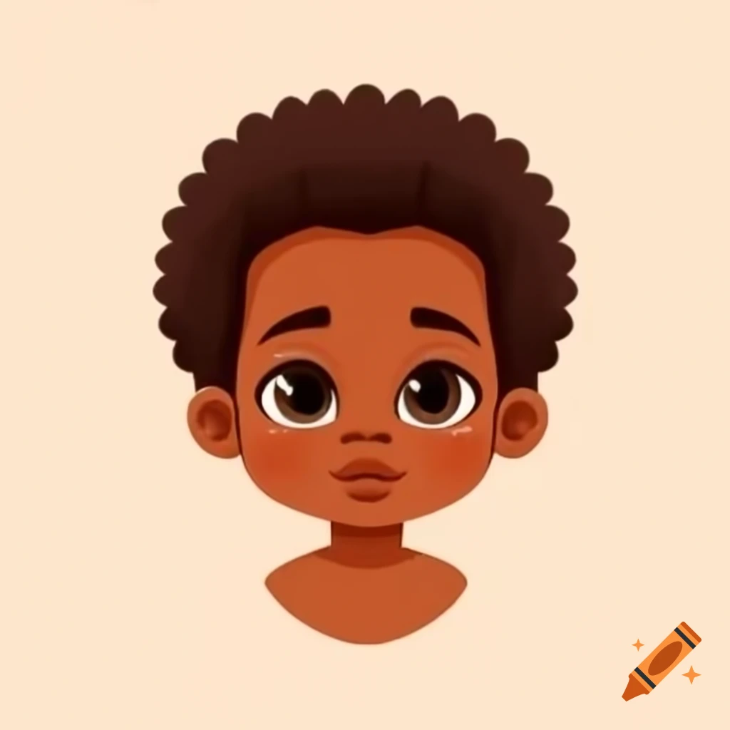 Radiant African American baby boy with beautiful Afro hair