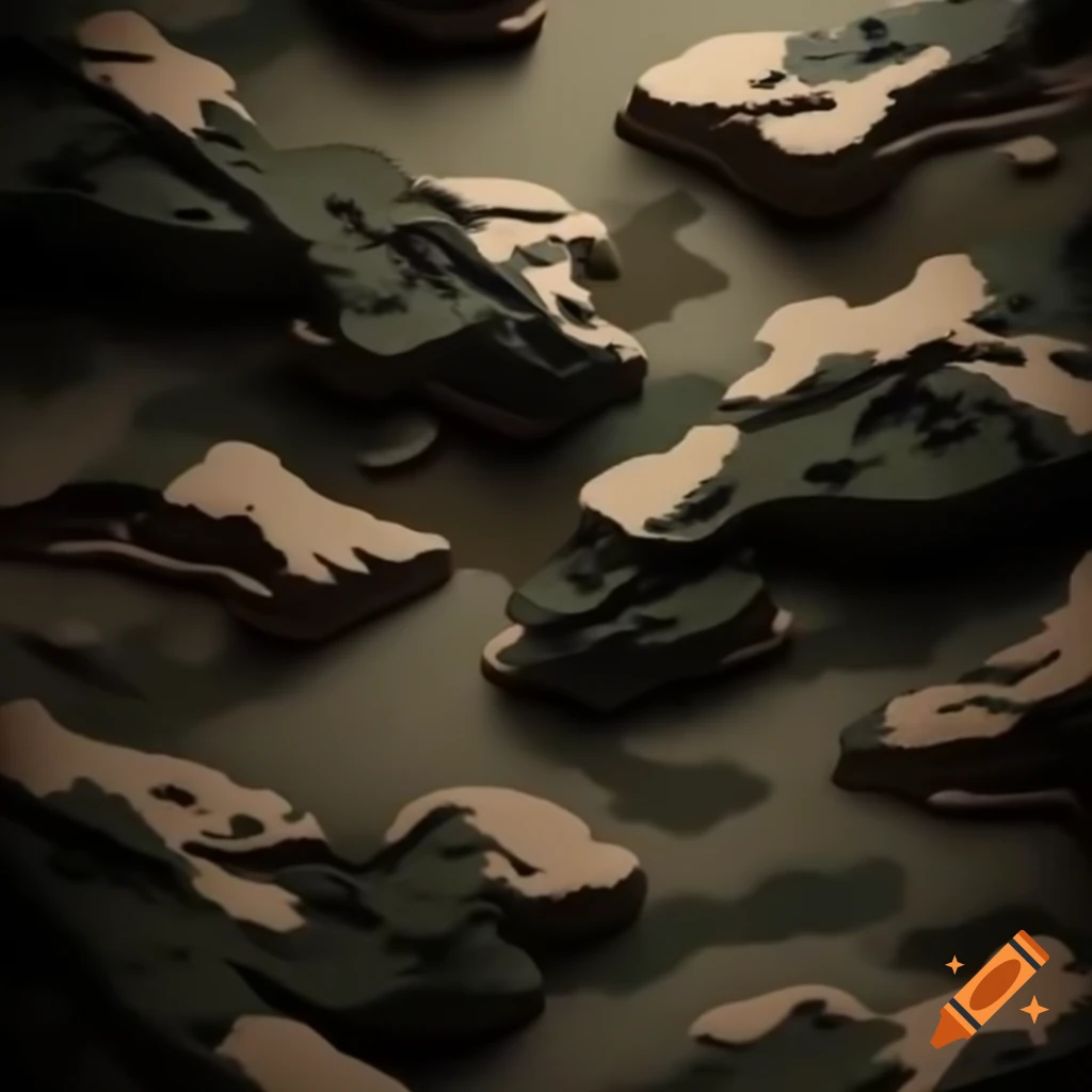Digital desert camouflage wallpaper design