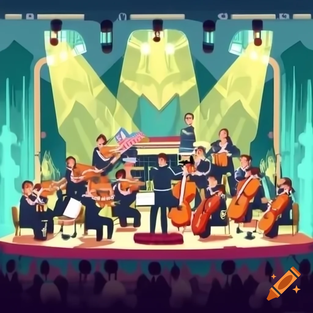 Orchestra conductor at Viña del Mar Song Festival