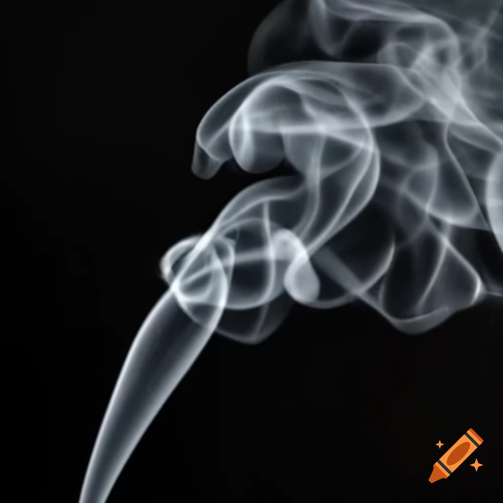 Abstract smoke texture forming intricate patterns