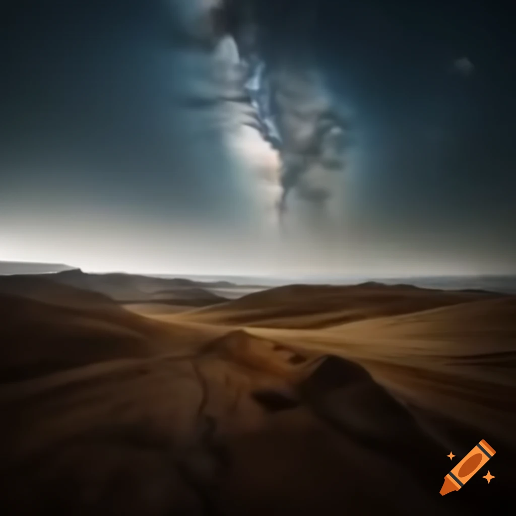 Hyperrealistic landscape showcasing vivid details
