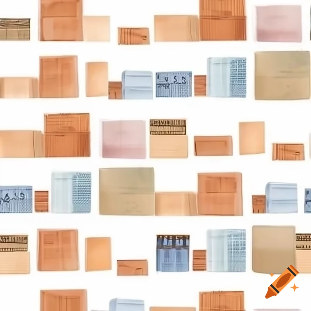 Boxes neatly arranged on shelves