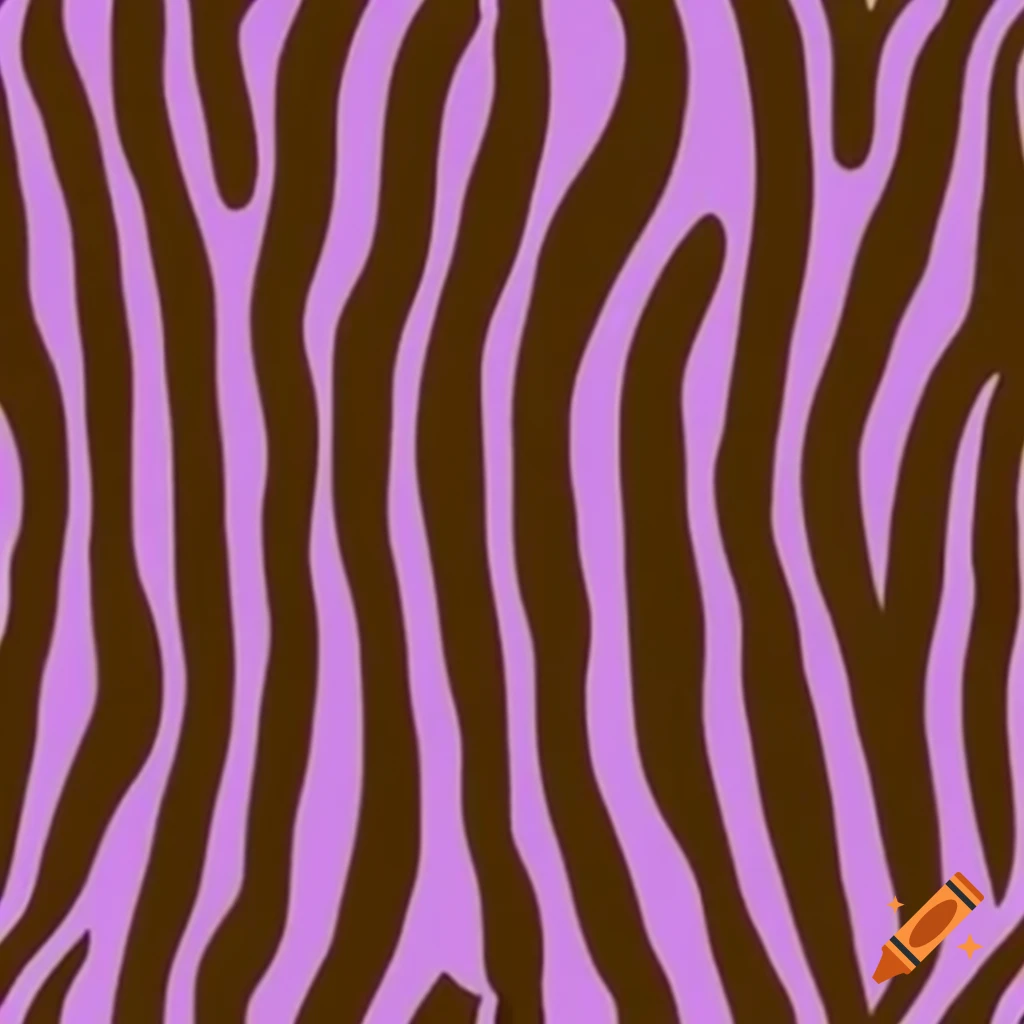 Brown and purple zebra