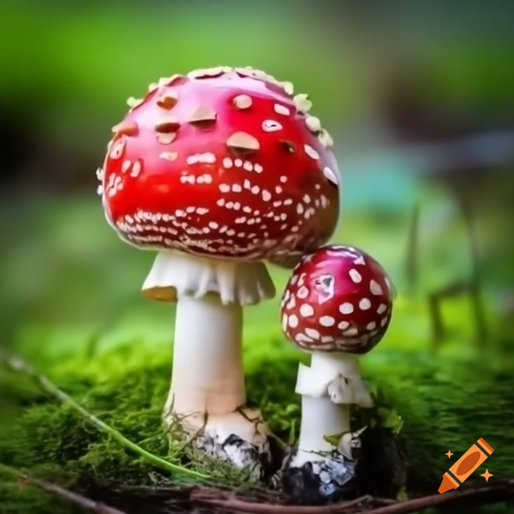 Amanita mushroom, known for its distinctive appearance