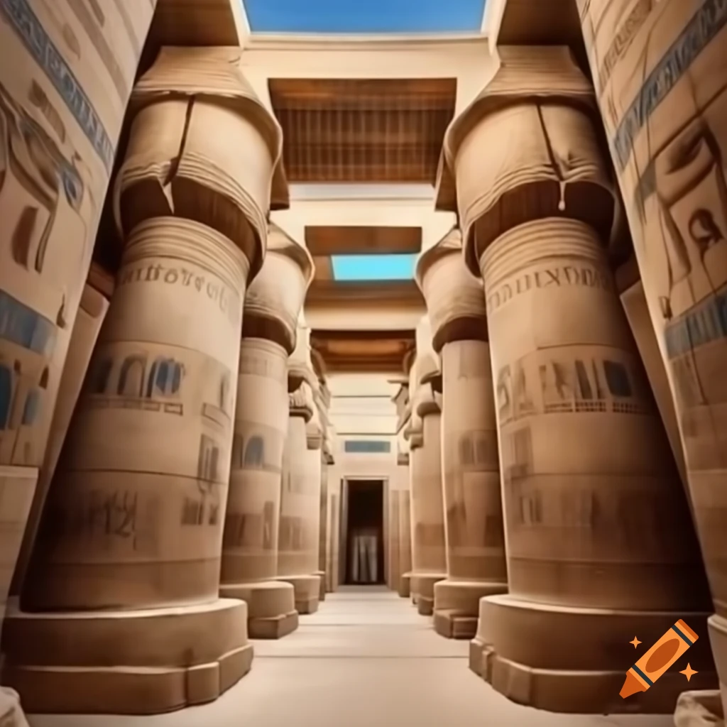 Ancient Egyptians constructing the Sphinx