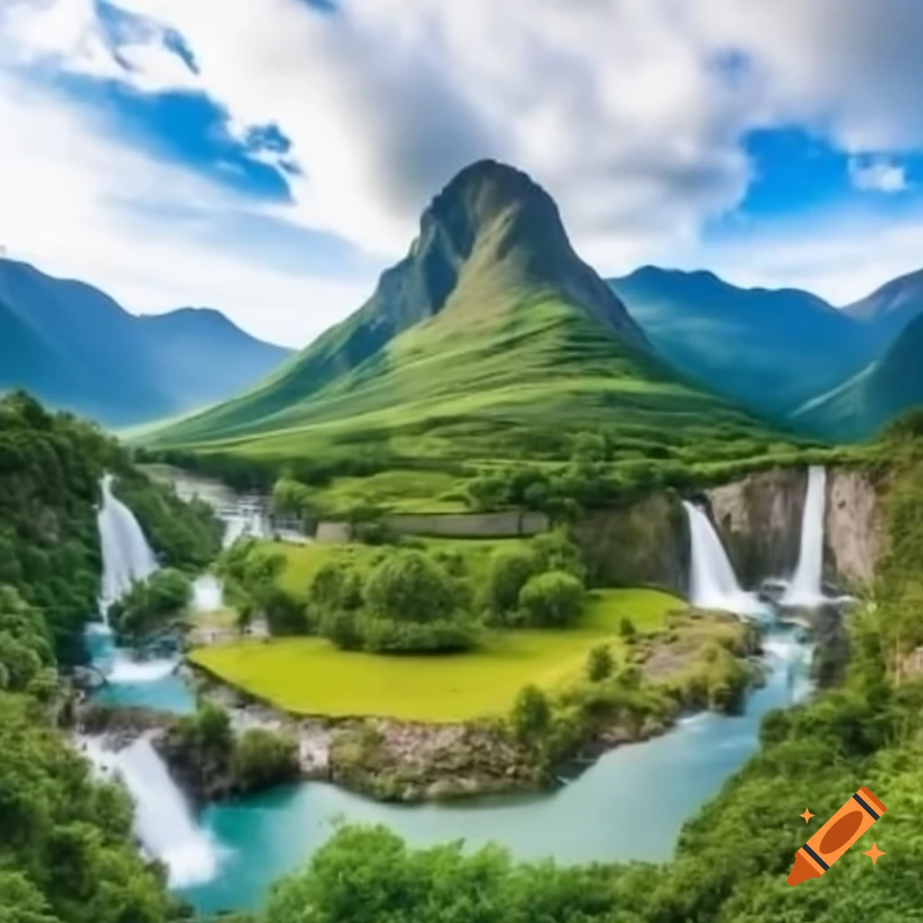 Split screen layout of raw water from rivers reservoirs lakes and