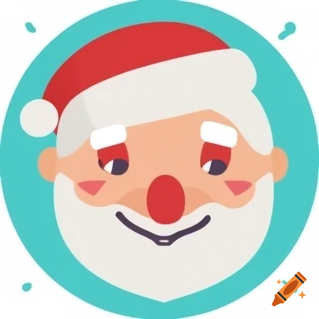 Smiling Santa Claus face