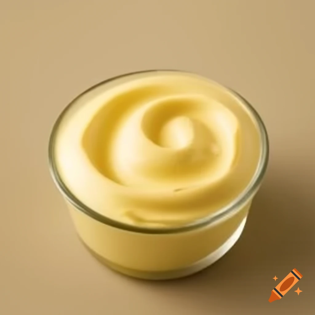Jar of mayonnaise on a kitchen countertop