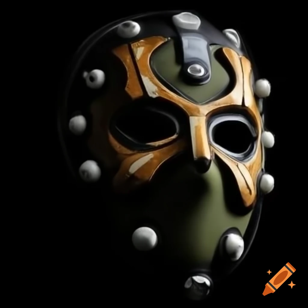 Futuristic war mask design