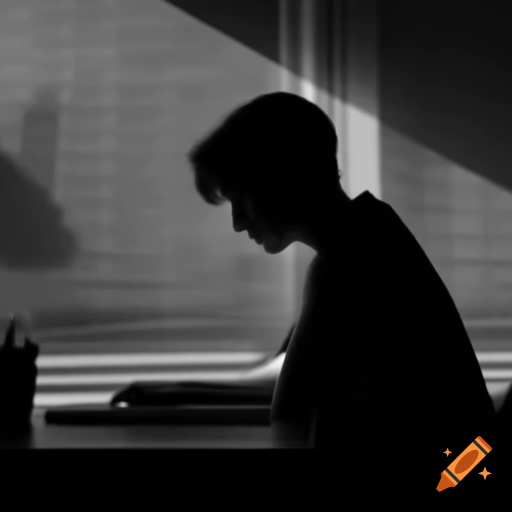 Person showing signs of stress