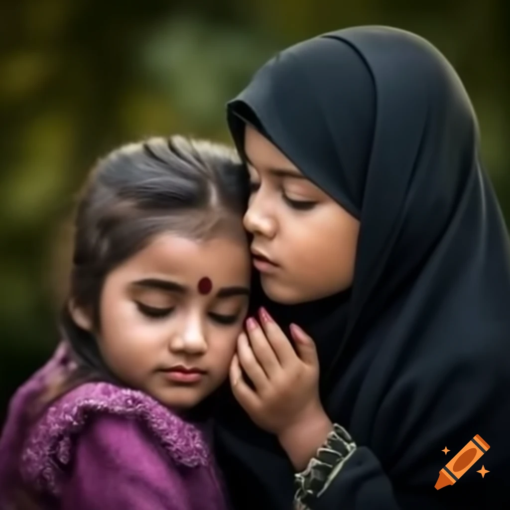 Iranian child reading quran and smiling in a deprived area with white