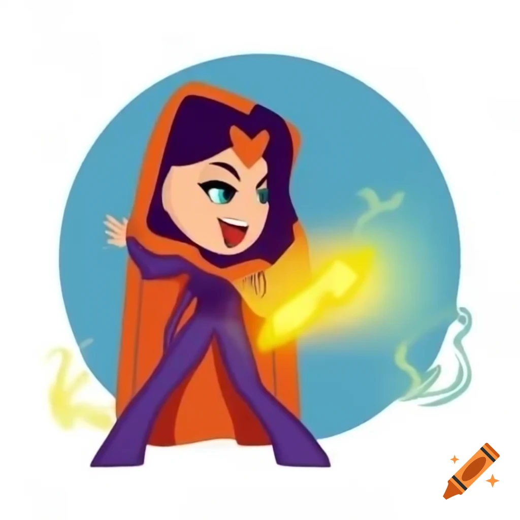 Superheroine in a robe dispensing justice with superhuman abilities