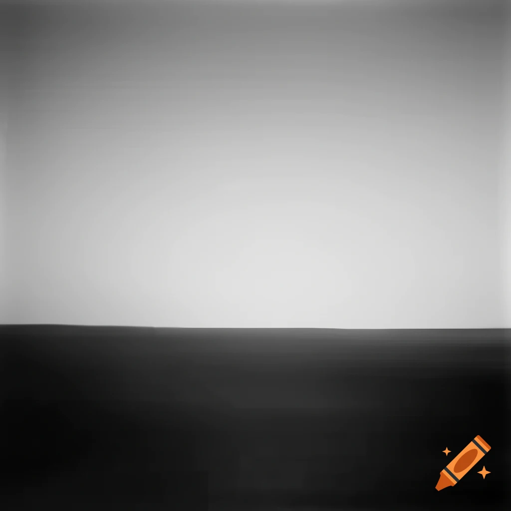Minimalist black and white landscape artwork