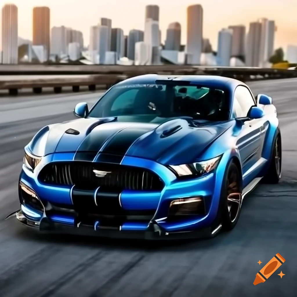 Mustang GTR parked in Miami