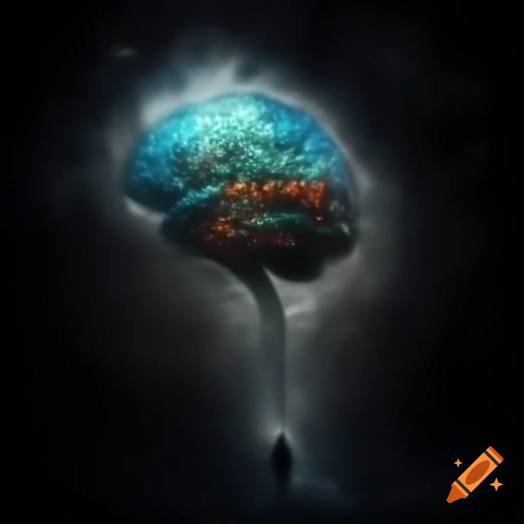 Unclear concept of a mind represented in a spooky style