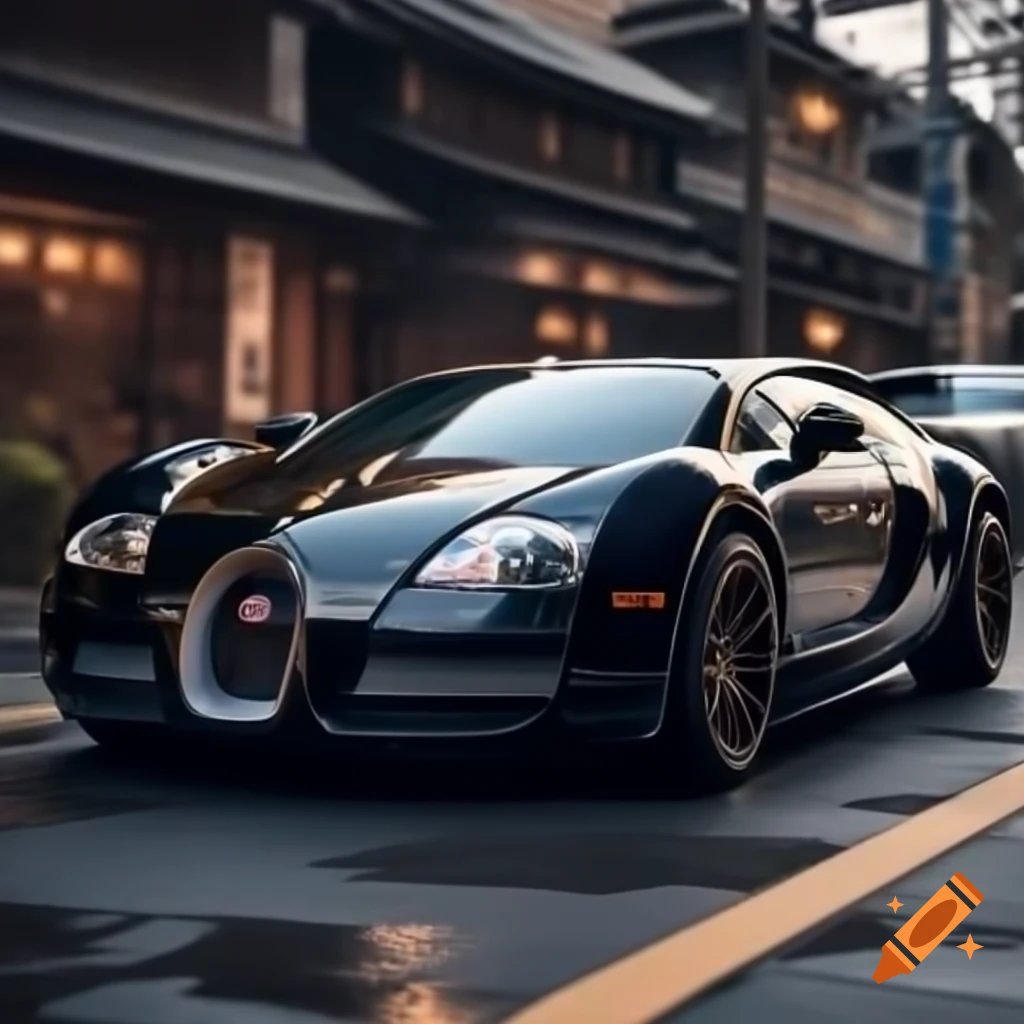Bugatti Veyron showcased in Japan