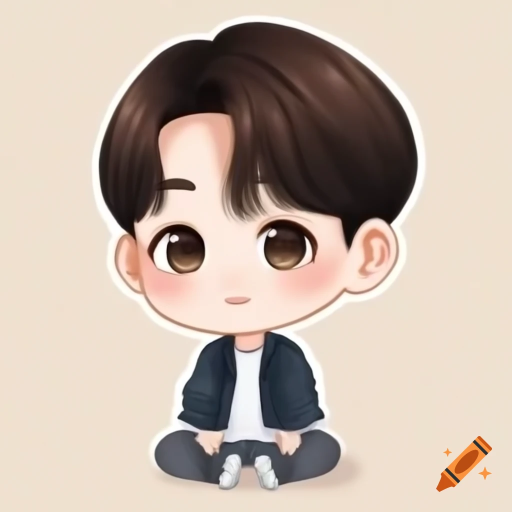 Chibi art of Jungkook from BTS