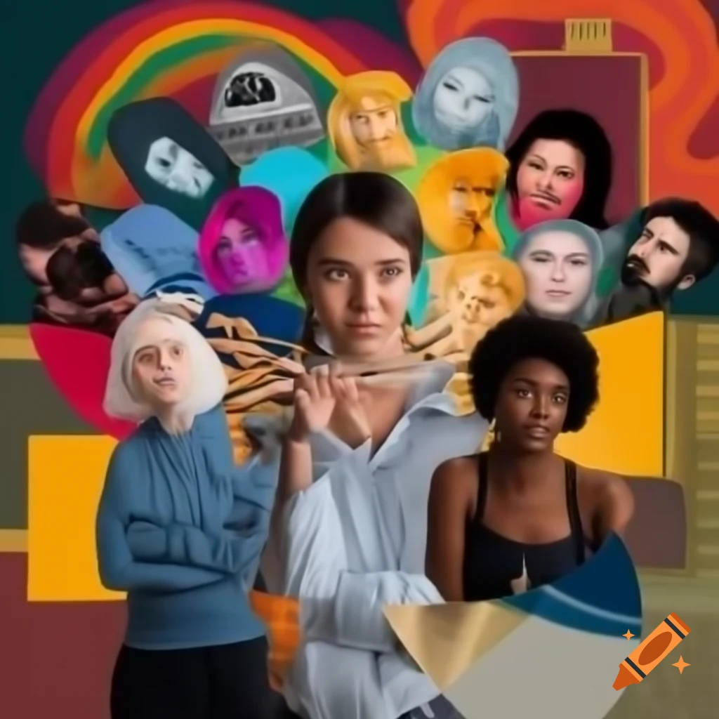 Dynamic collage illustrating top marketing trends with immersive customer participation