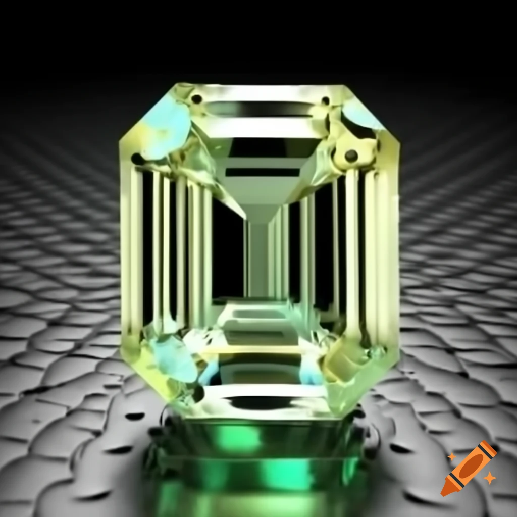Topaz gemstone with glimmering facets