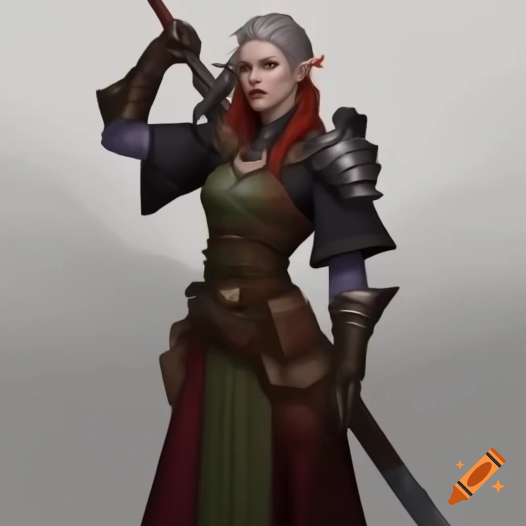 Female Dalish elf in casual wear inspired by medieval and England aesthetics in Dragon Age: Inquisition