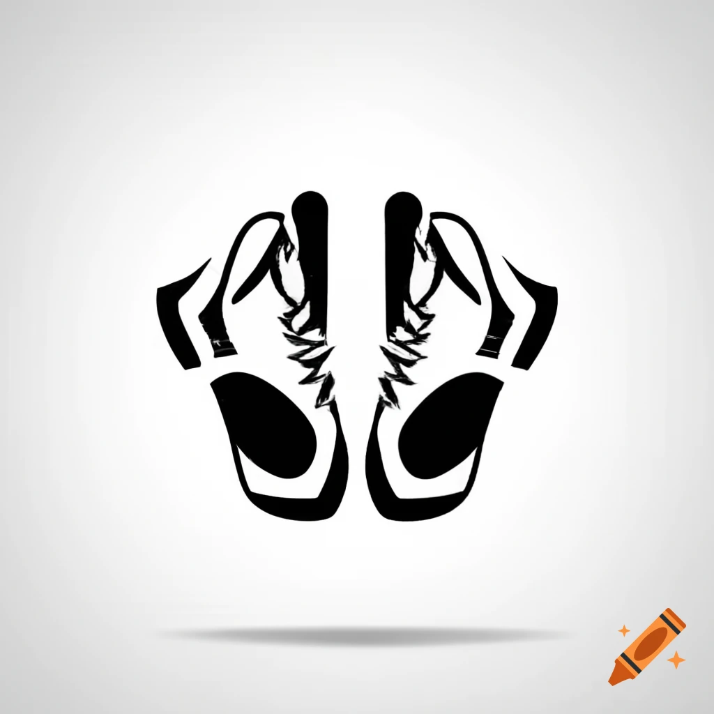 Stylish shoes logo design