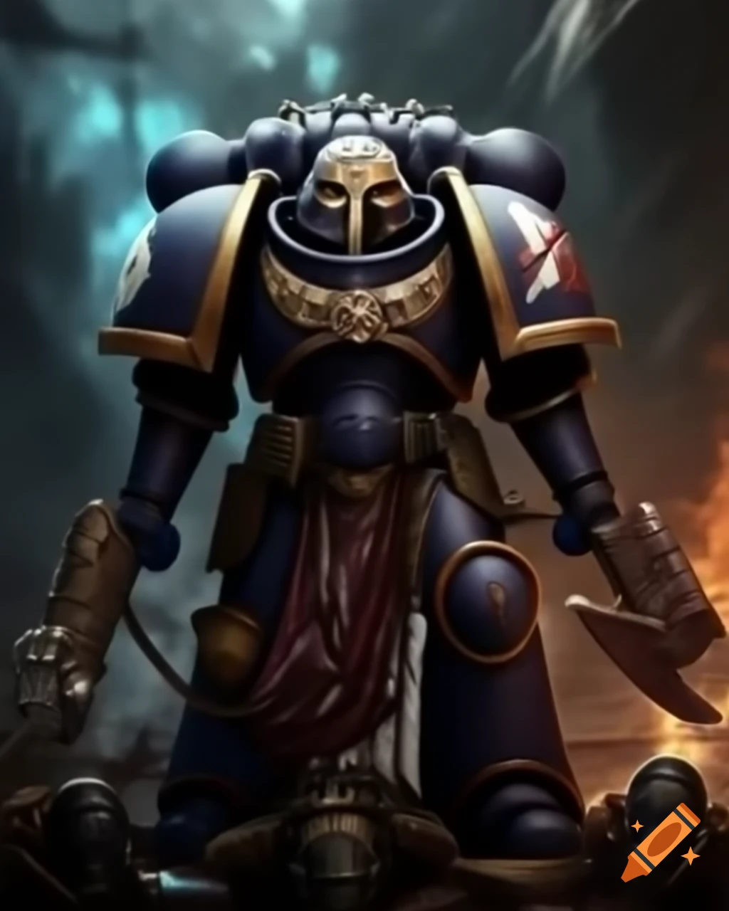 Warhammer 40k tabletop game imagery