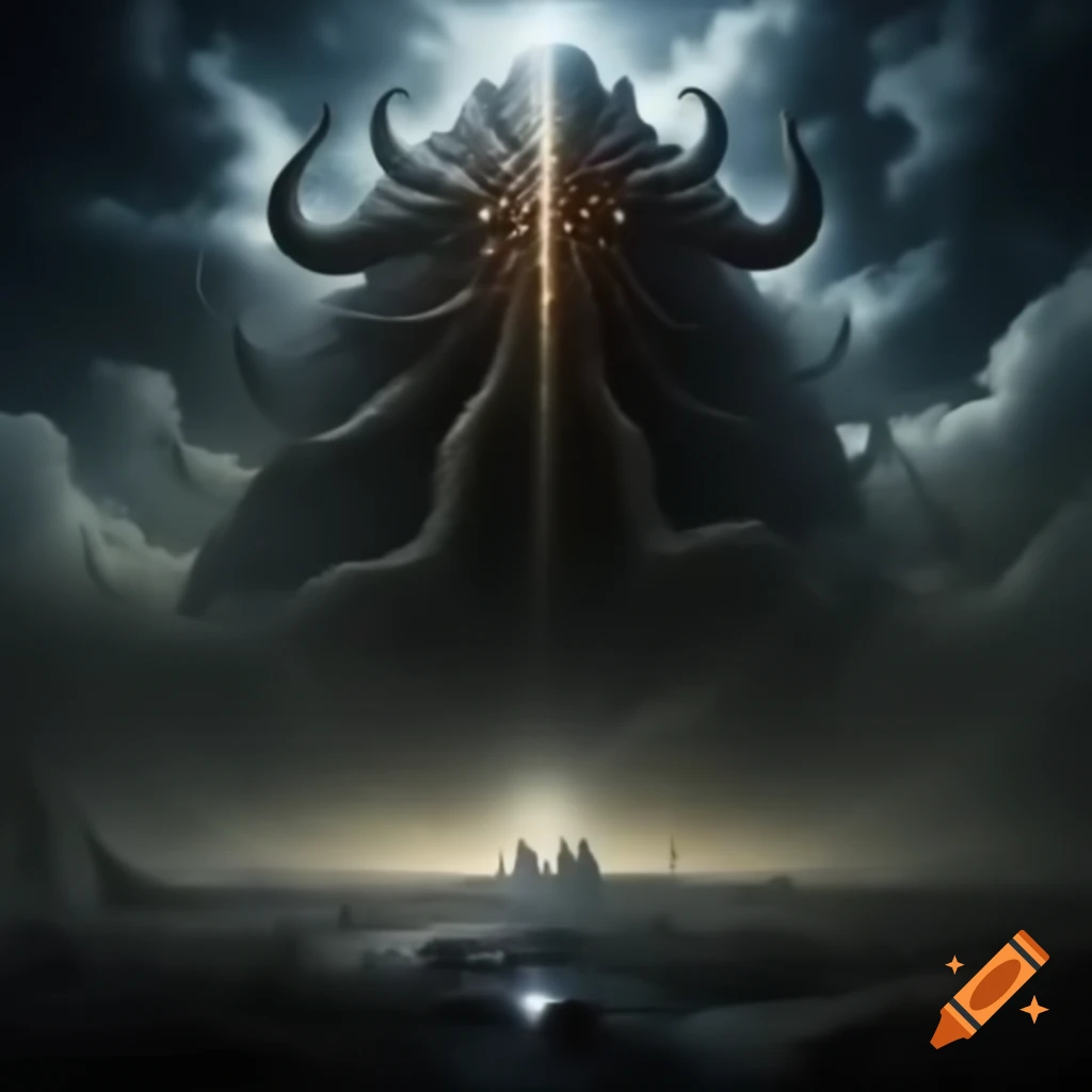 Celestial behemoth shining in the vastness of space