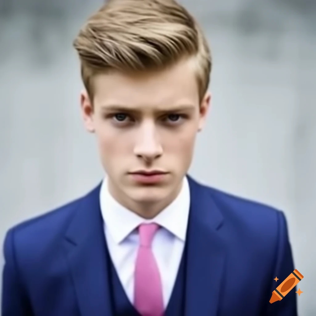 Slim White Student In Dark Blue Suit With Pink Tie On Craiyon slim-white-student-in-dark-blue-suit-with-pink-tie-on-craiyon